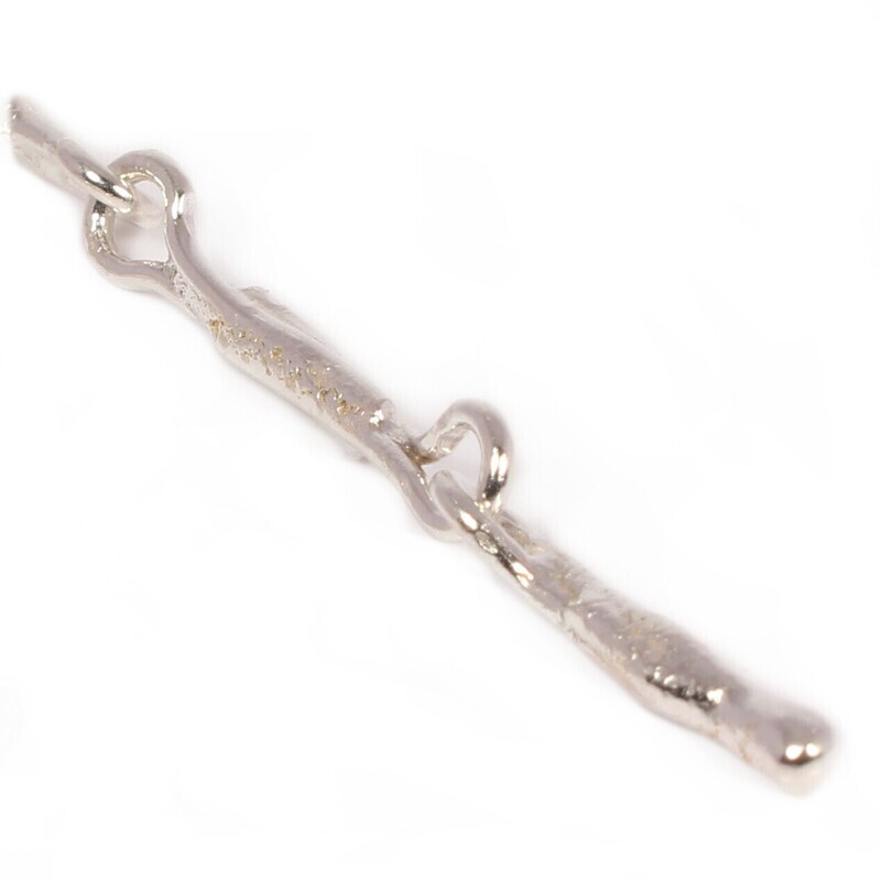 Silver Triple Hairpin Drop Earrings