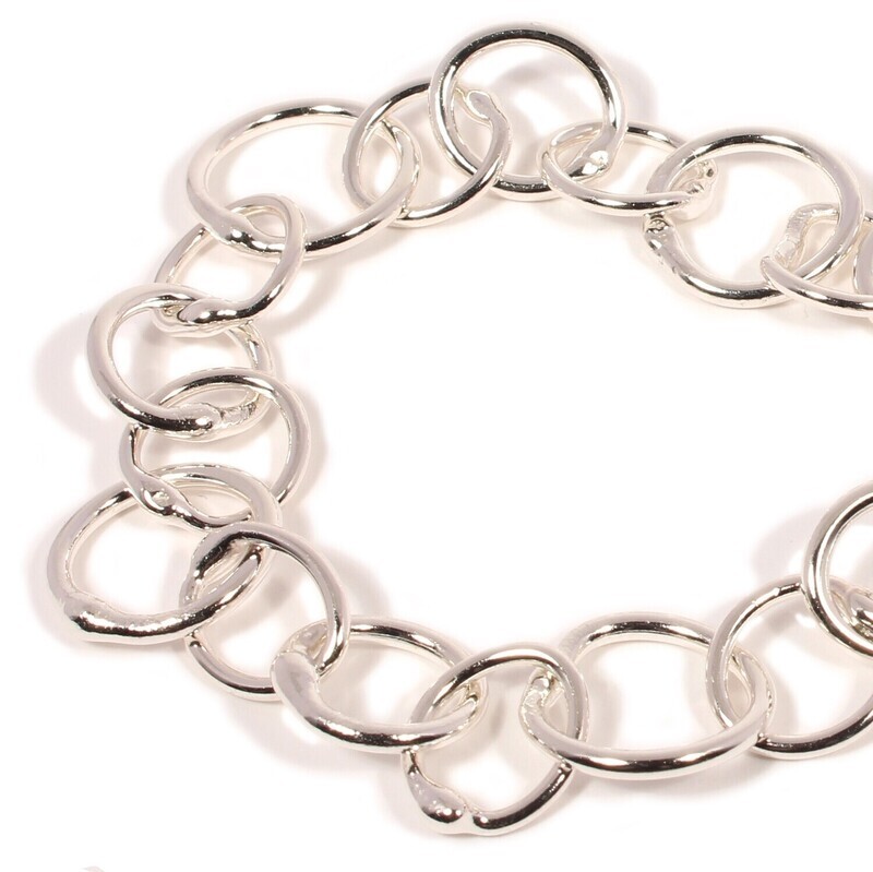 Silver Original Jane Watling Heavy Fused Chain 18"