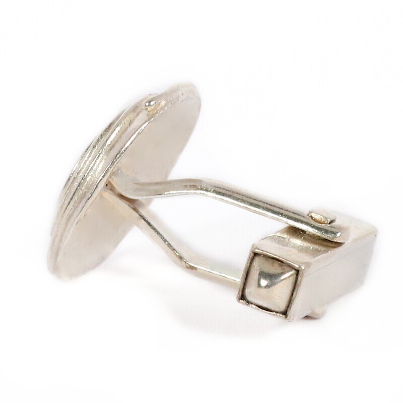 Silver Swirl Cufflinks