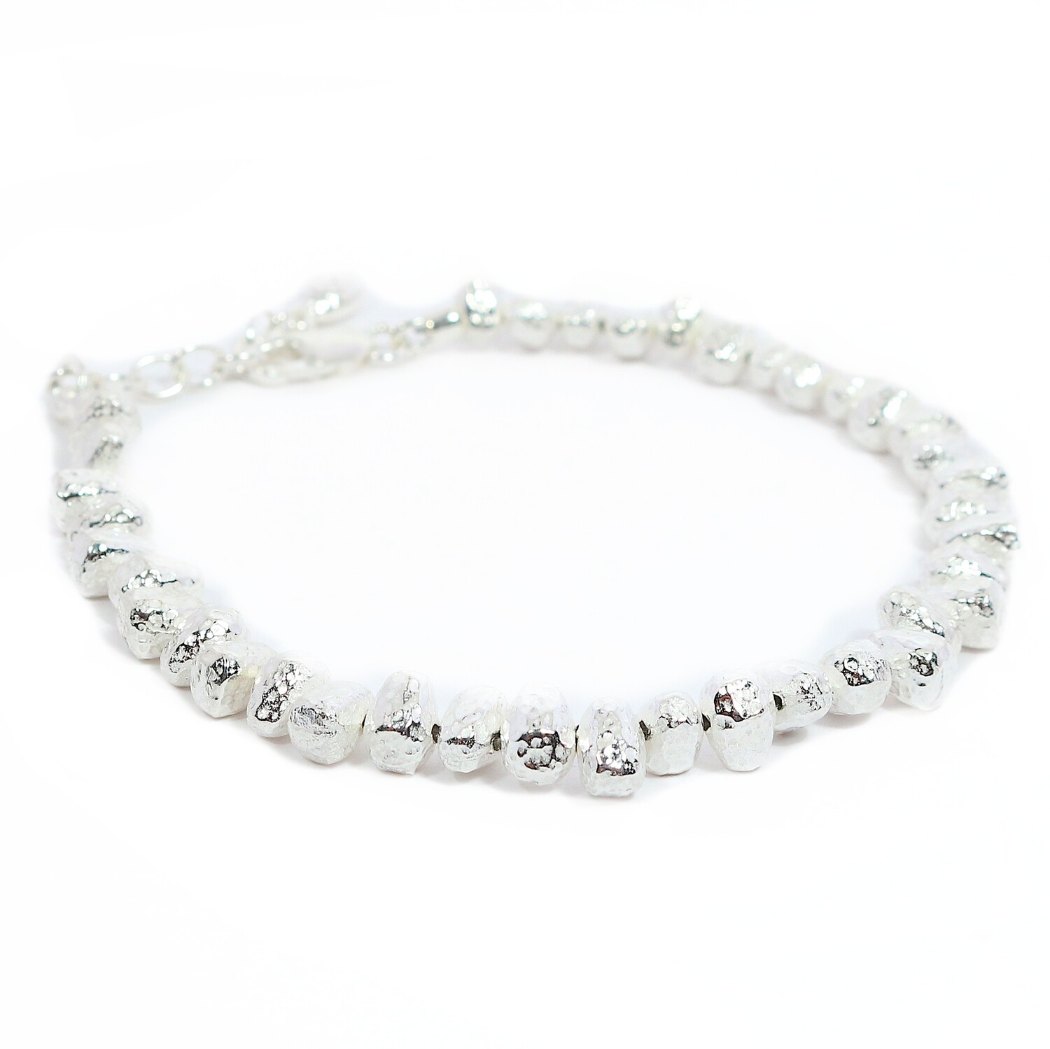 Silver Pebble Bracelet