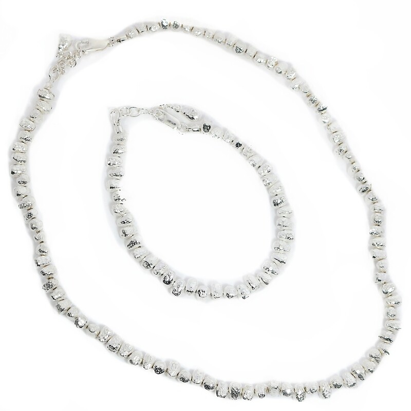 Silver Pebble Necklace