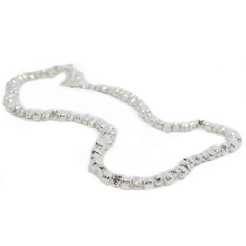 Silver Pebble Necklace