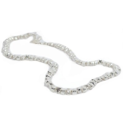 Silver Pebble Necklace
