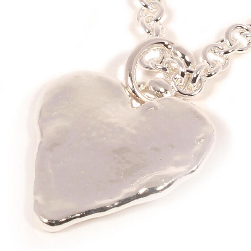 Silver Heart Pendant &amp; Chain (20mm wide)