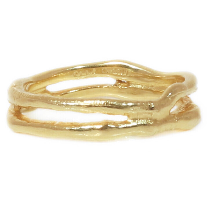 9ct Gold Cyclone 2 Ring