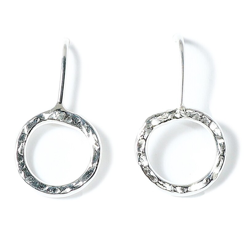 Silver Cyclone 1 Drop Earrings