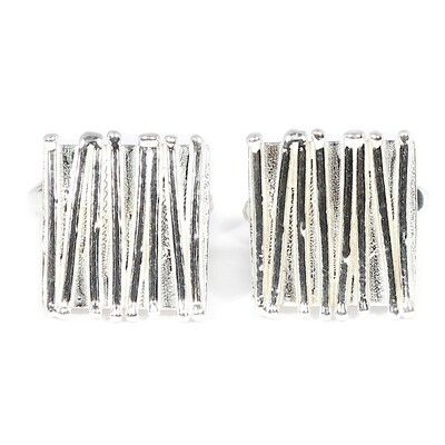Silver Stick Cufflinks