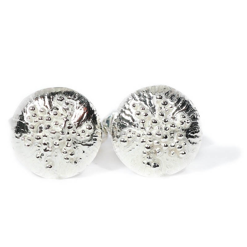 Silver Caviar Cufflinks