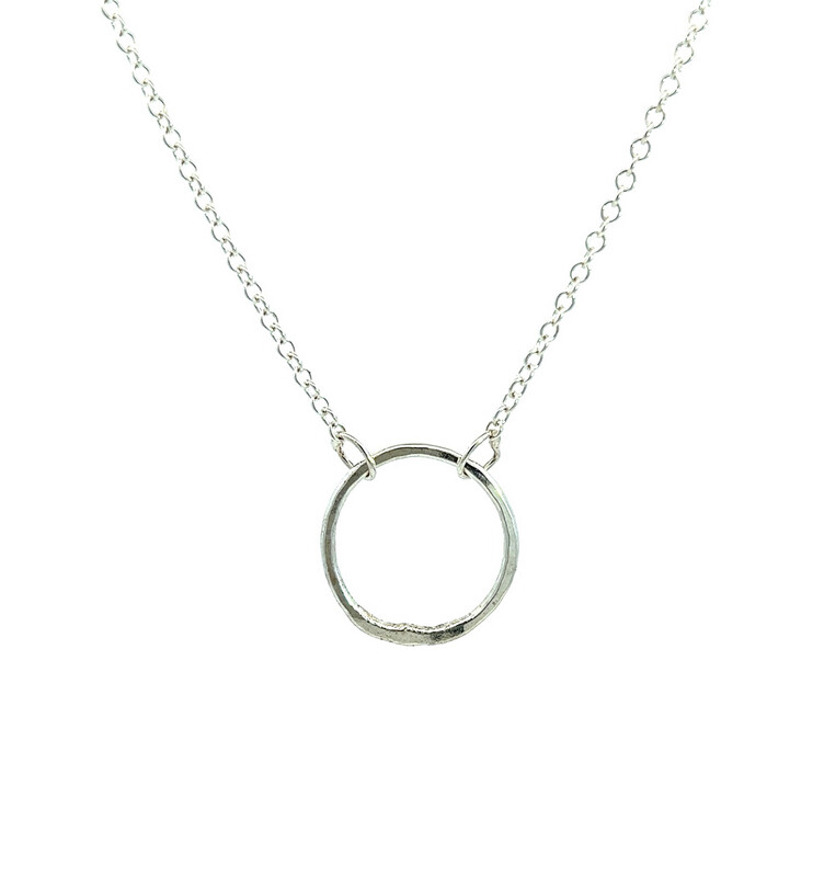 Silver 20mm Cyclone 1 Necklace