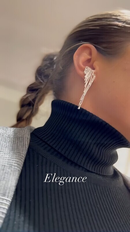 Silver Elegance Stud Earrings