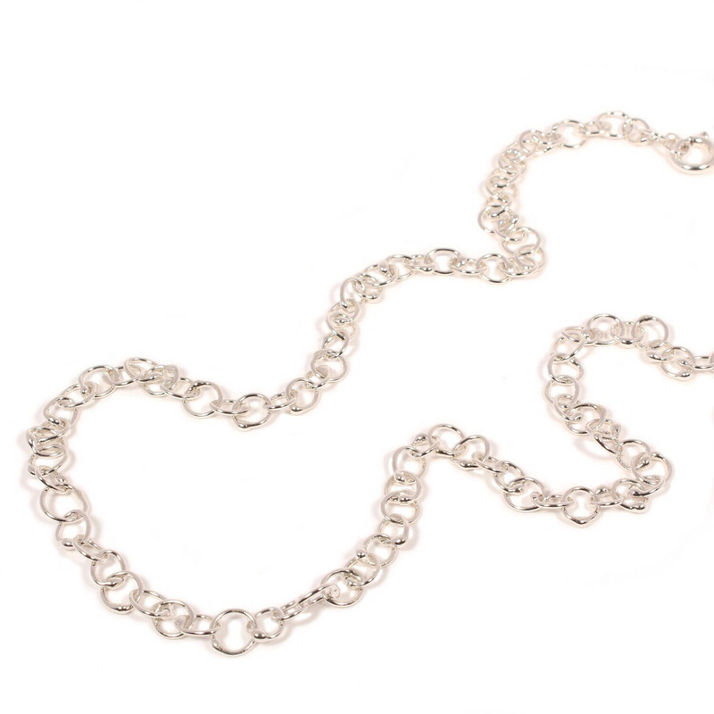 Silver Original Jane Watling Extra Fine Fused Chain 20”