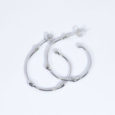 Silver 20mm Hoop Earrings