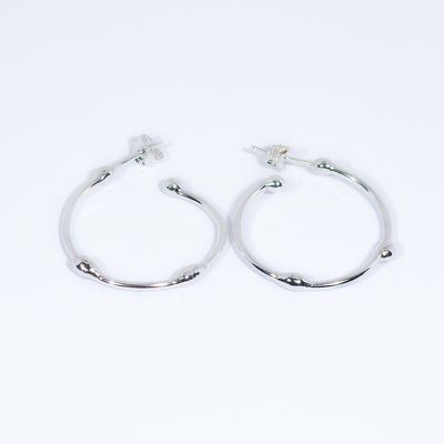 Silver 20mm Hoop Earrings