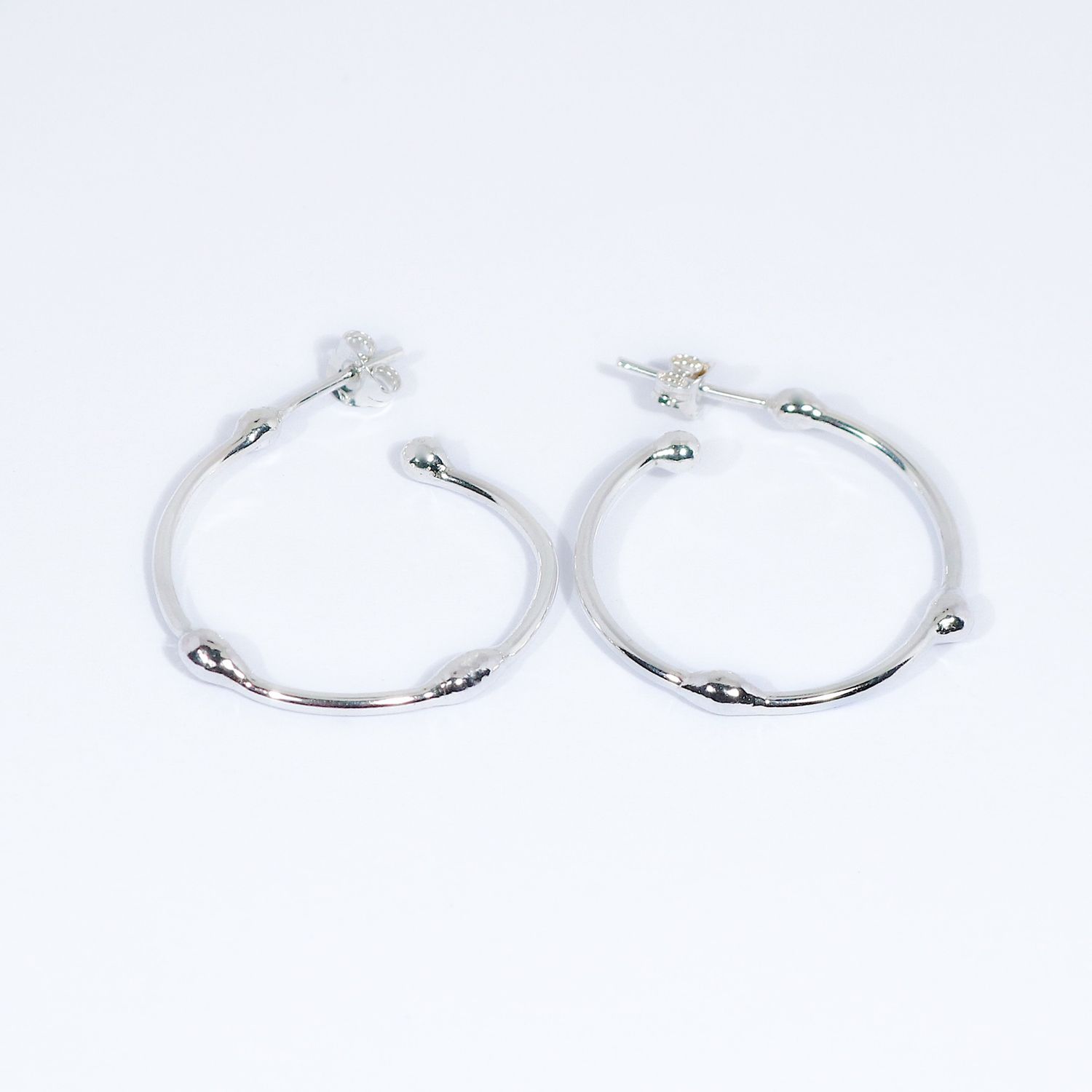 Silver 20mm Hoop Earrings