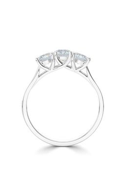 Platinum Diamond Three Stone Ring