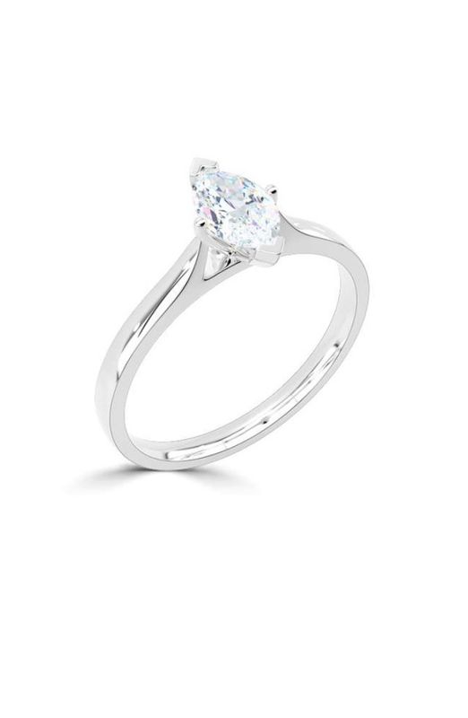 Platinum Marquise Diamond Ring