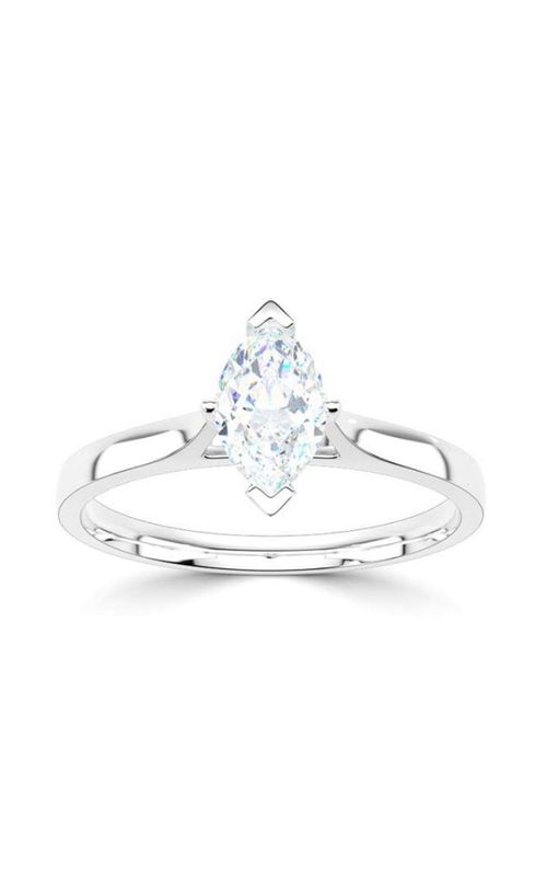 Platinum Marquise Diamond Ring