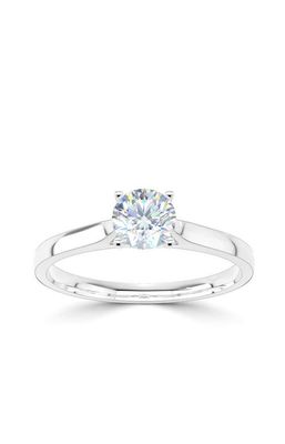 Platinum Four Claw Round 0.50ct Solitaire Diamond Ring