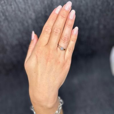 Platinum Four Claw Round 0.50ct Solitaire Diamond Ring