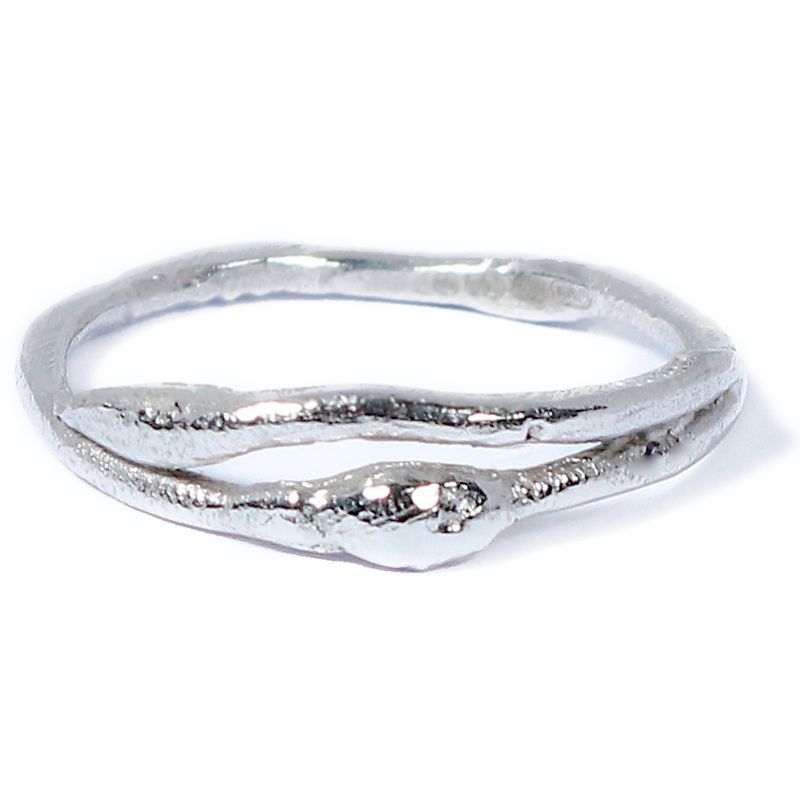 18ct White Gold Extra Fine Twister Ring