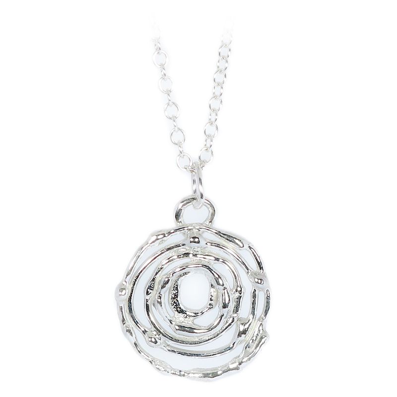 Silver Montana Swirl Pendant &amp; Chain