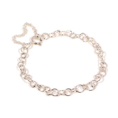 Silver Original Jane Watling 8” Extra Fine Fused Bracelet