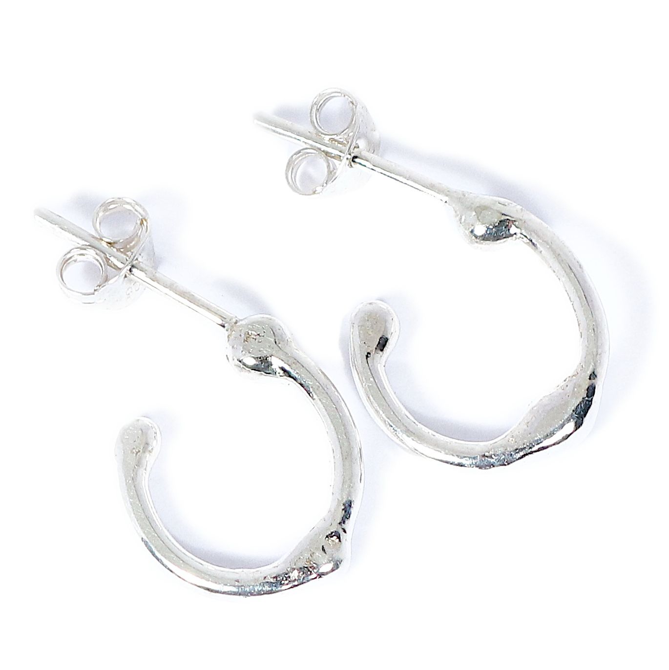 Silver 12mm Hoop Earrings