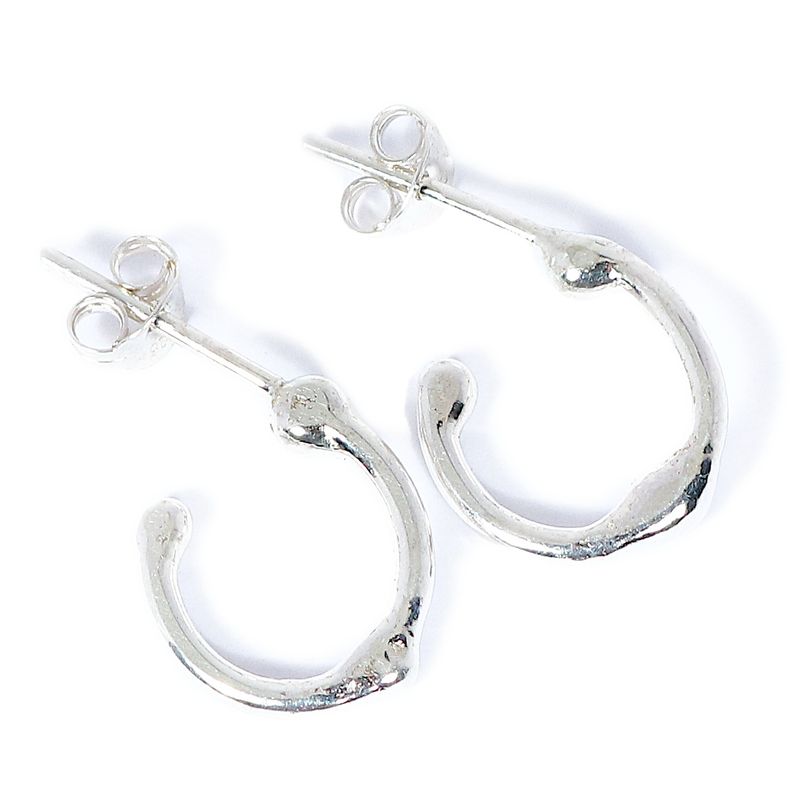 Silver 12mm Hoop Earrings