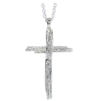 Silver​ Driftwood Cross