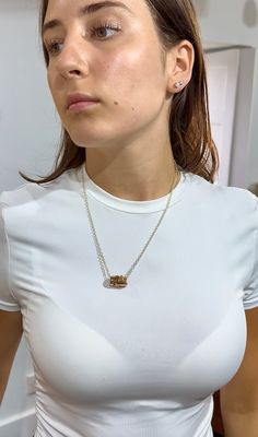 9ct Yellow Gold Rondel Pendant