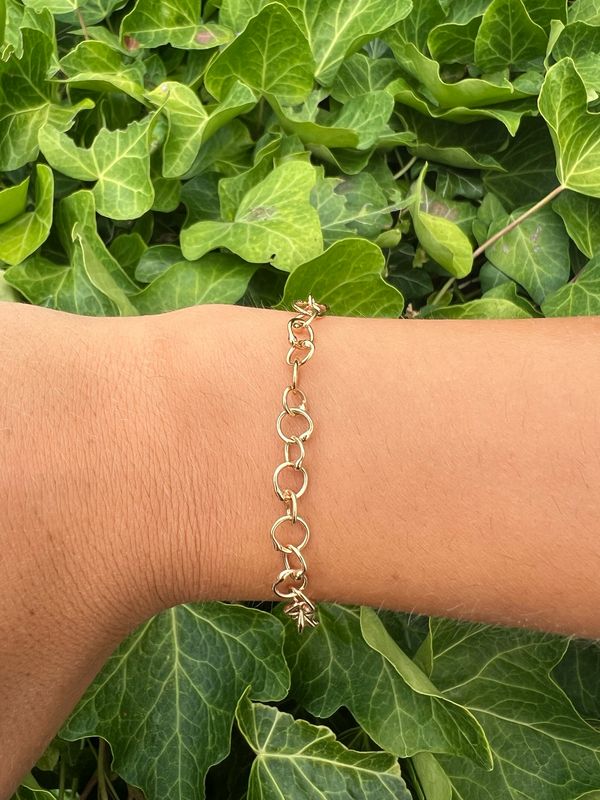 9ct Gold Original Jane Watling Extra Fine Fused Bracelet