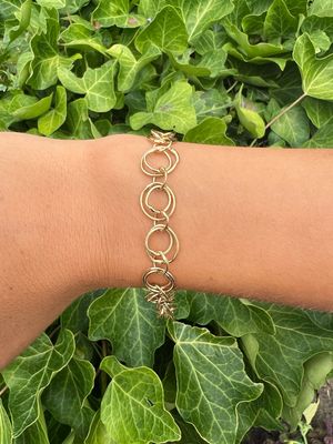 9ct Gold Double Link Bracelet