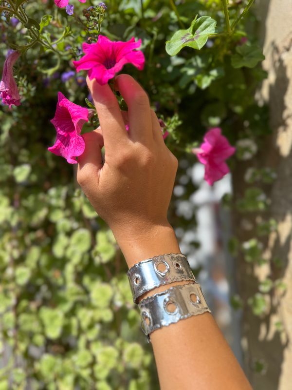 Sterling Silver Knothole Bangle