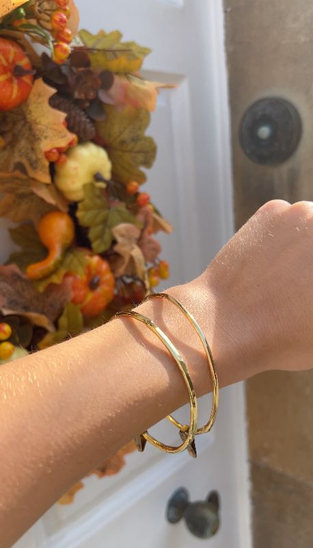18ct Gold Cyclone 1 Bangle