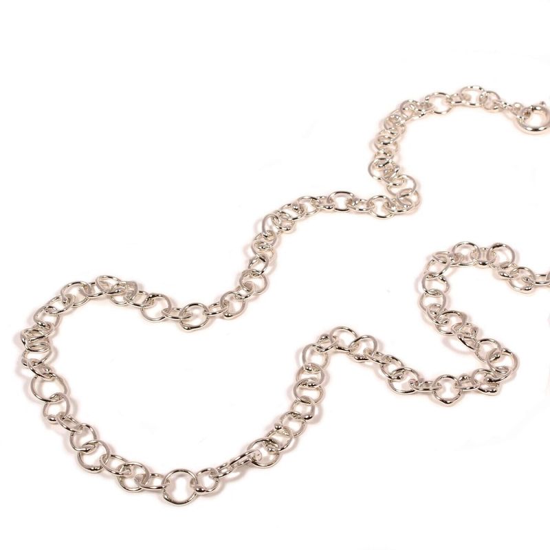 18ct White Gold Original Jane Watling Extra Fine Fused Chain 20”