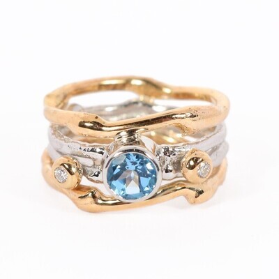 9CT BI-COLOUR