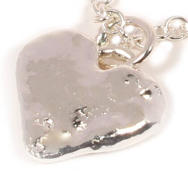 Silver Heart Pendant &amp; Chain (15mm wide)