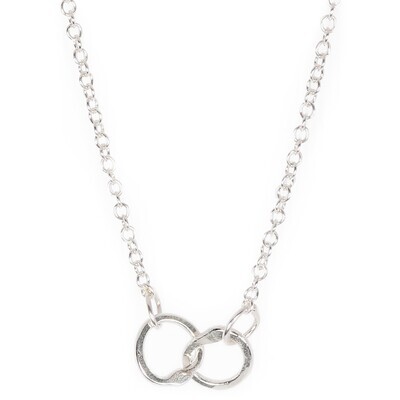 Silver 10mm Cyclone 2 Necklace