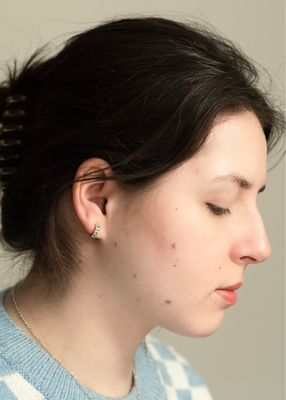 Silver Yellow Sapphire Filigree Hoop Earrings