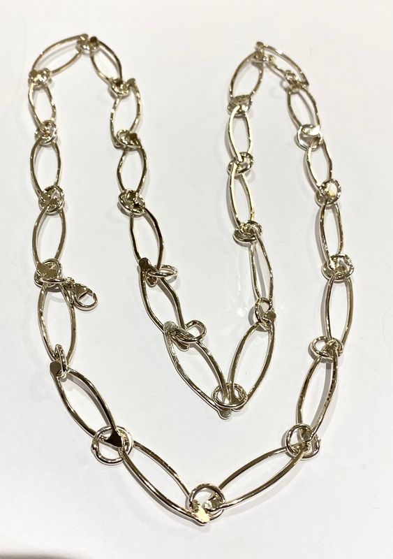 Silver Set -Marquise Chain &amp; Drop Earrings