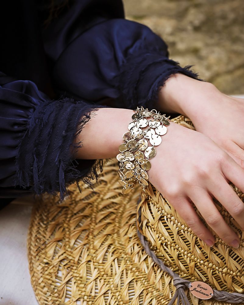Silver Discs Bracelet