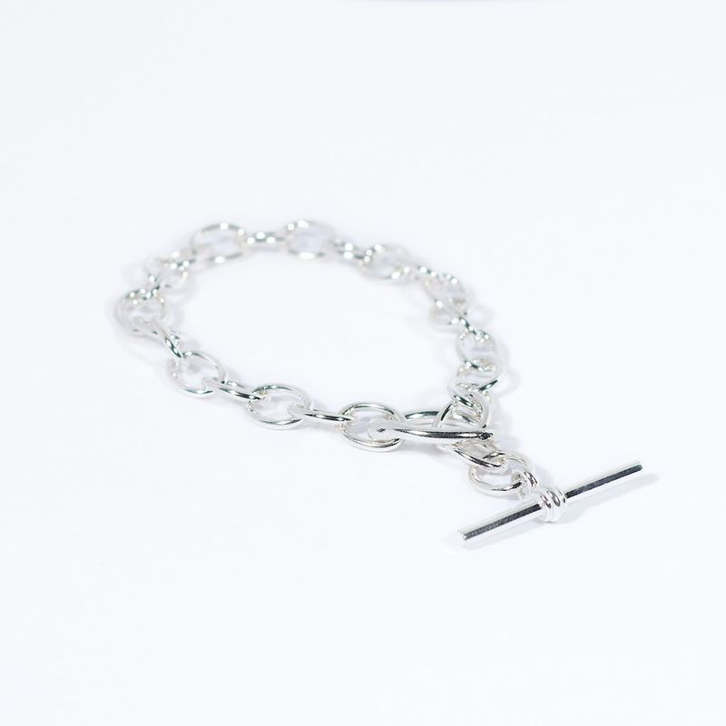 T-Bar Silver Bracelet