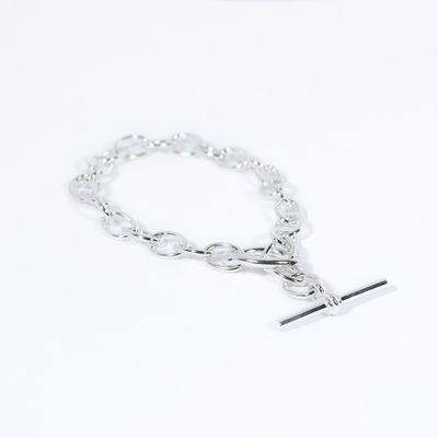 T-Bar Silver Bracelet