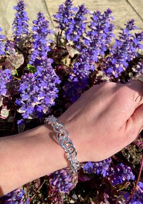 Silver Entwine Bracelet