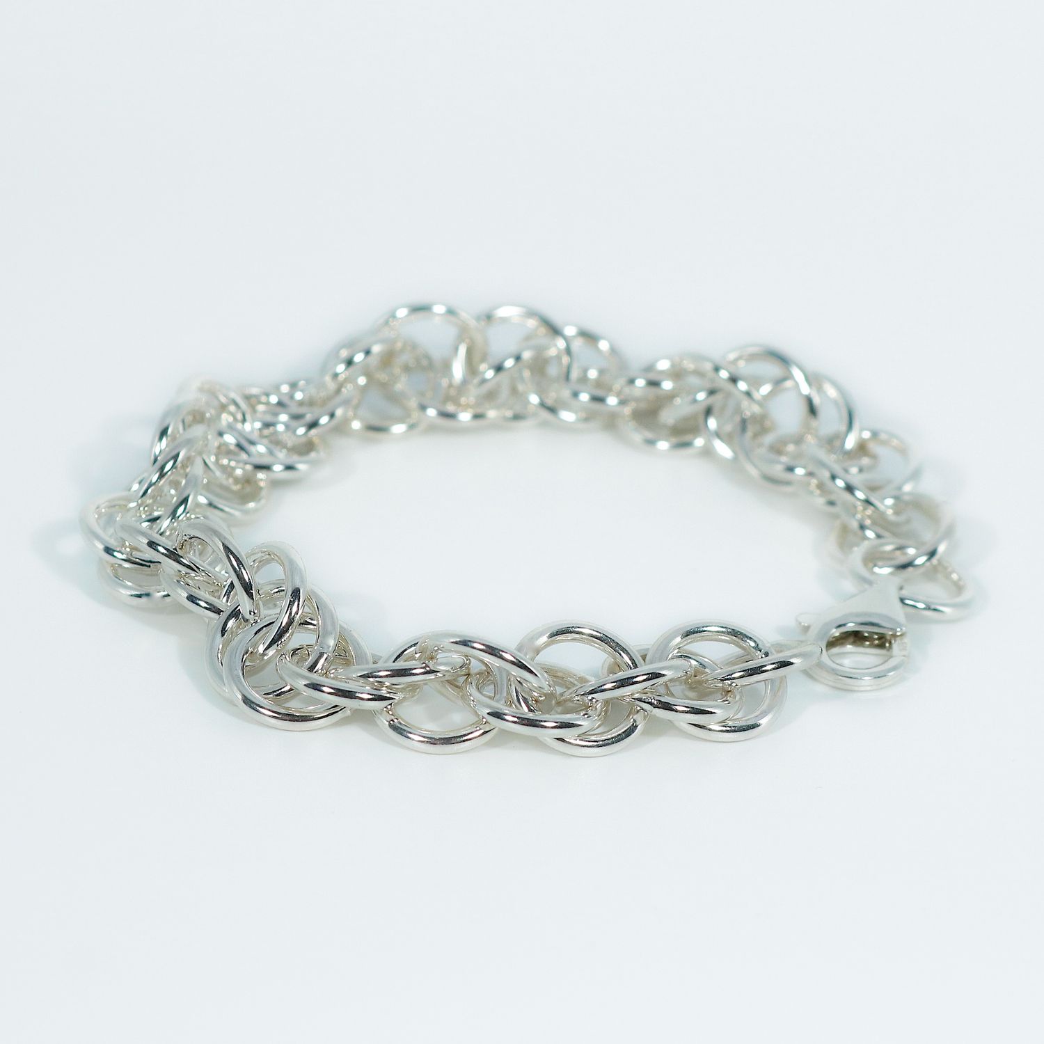 Silver Entwine Bracelet