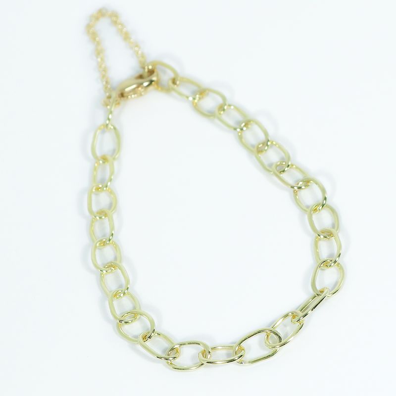 18ct Gold Aurelia Oval Link Bracelet
