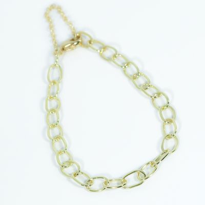 18ct Gold Aurelia Oval Link Bracelet
