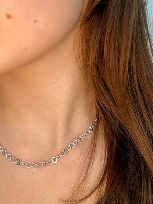 Silver Lucian Chain 18"