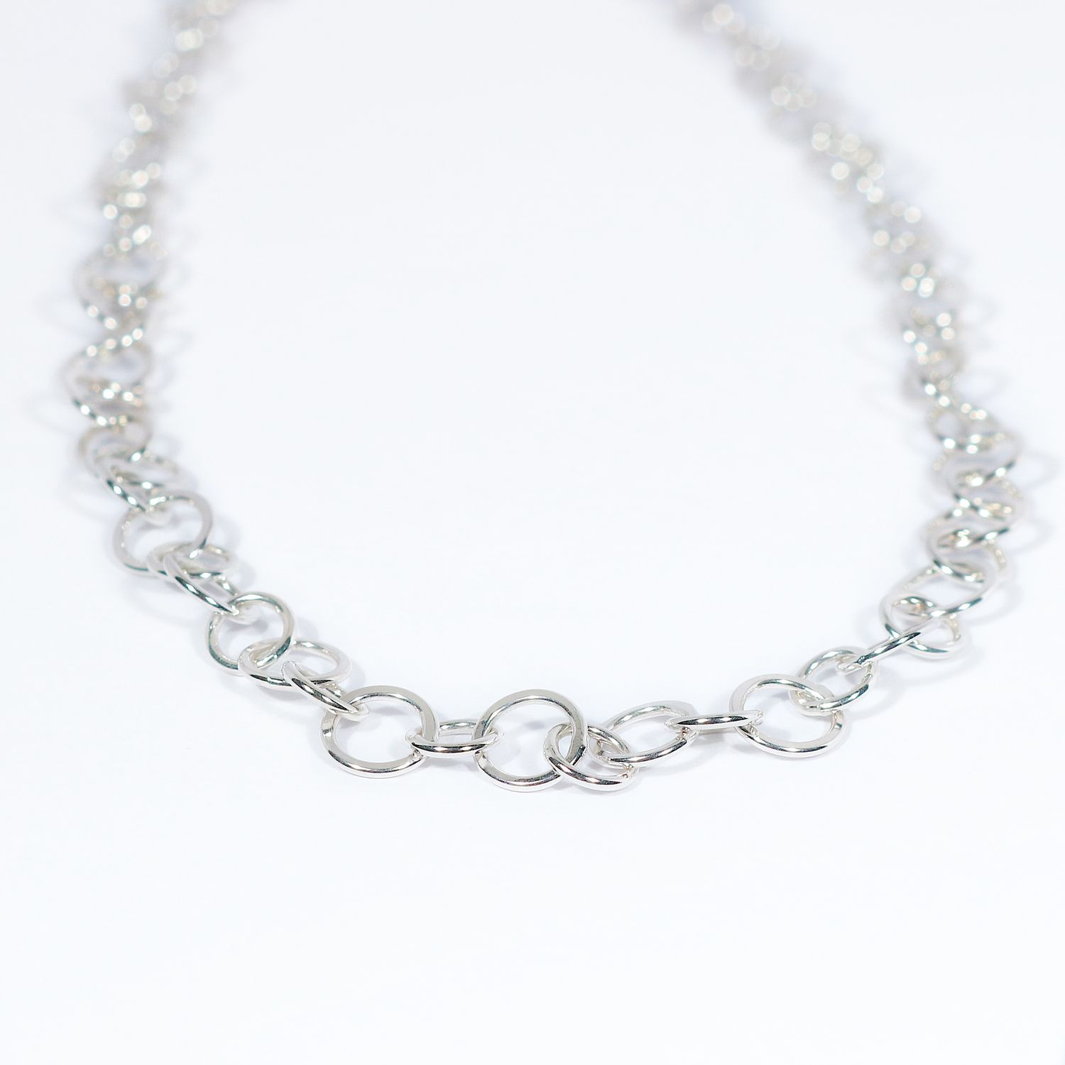 Silver Clovis Chain 16"