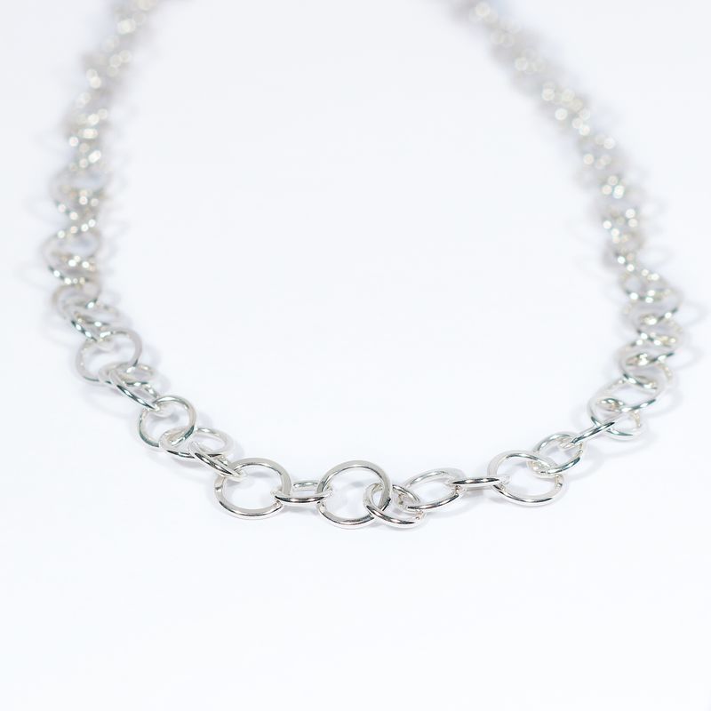 Silver Clovis Chain 16"